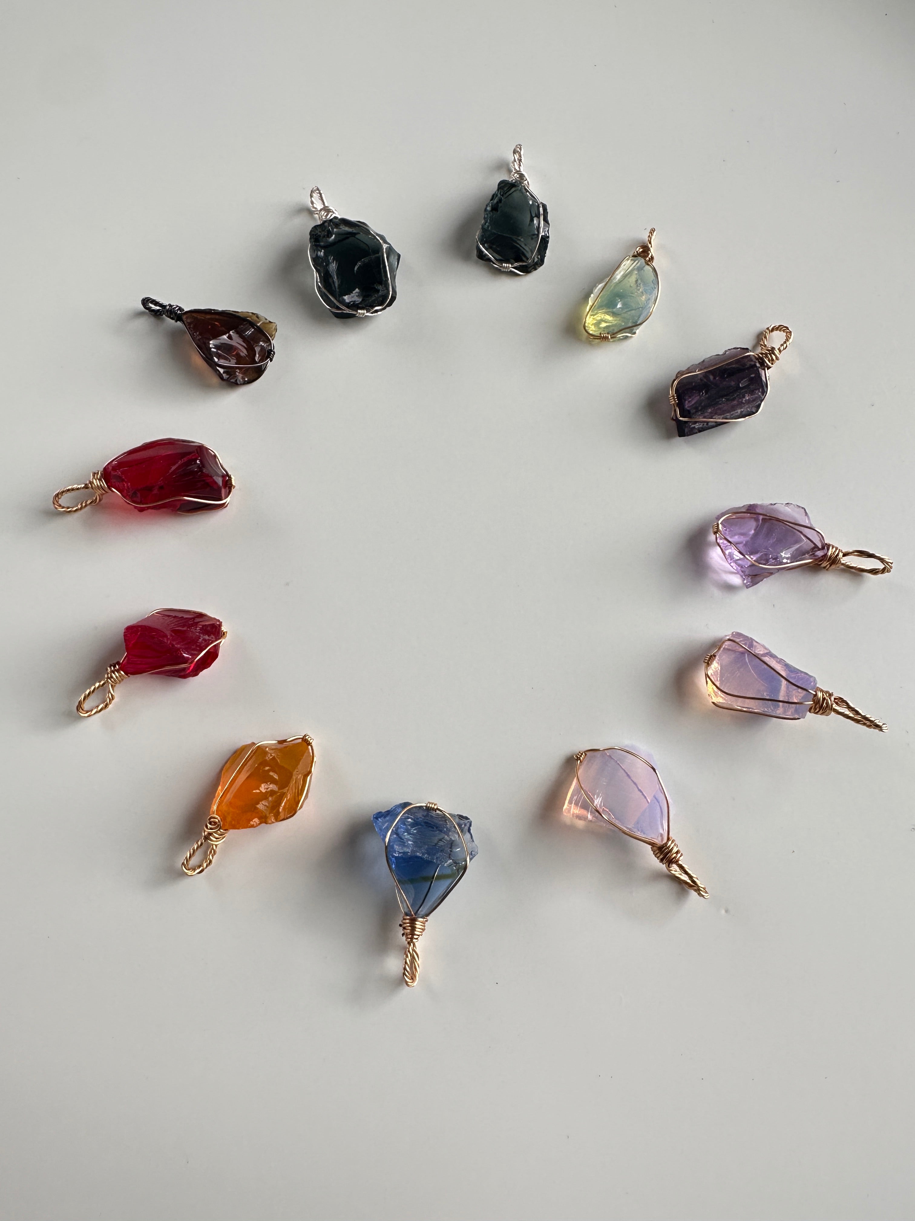 XL / Extra großer Kettenanhänger Andarakristall