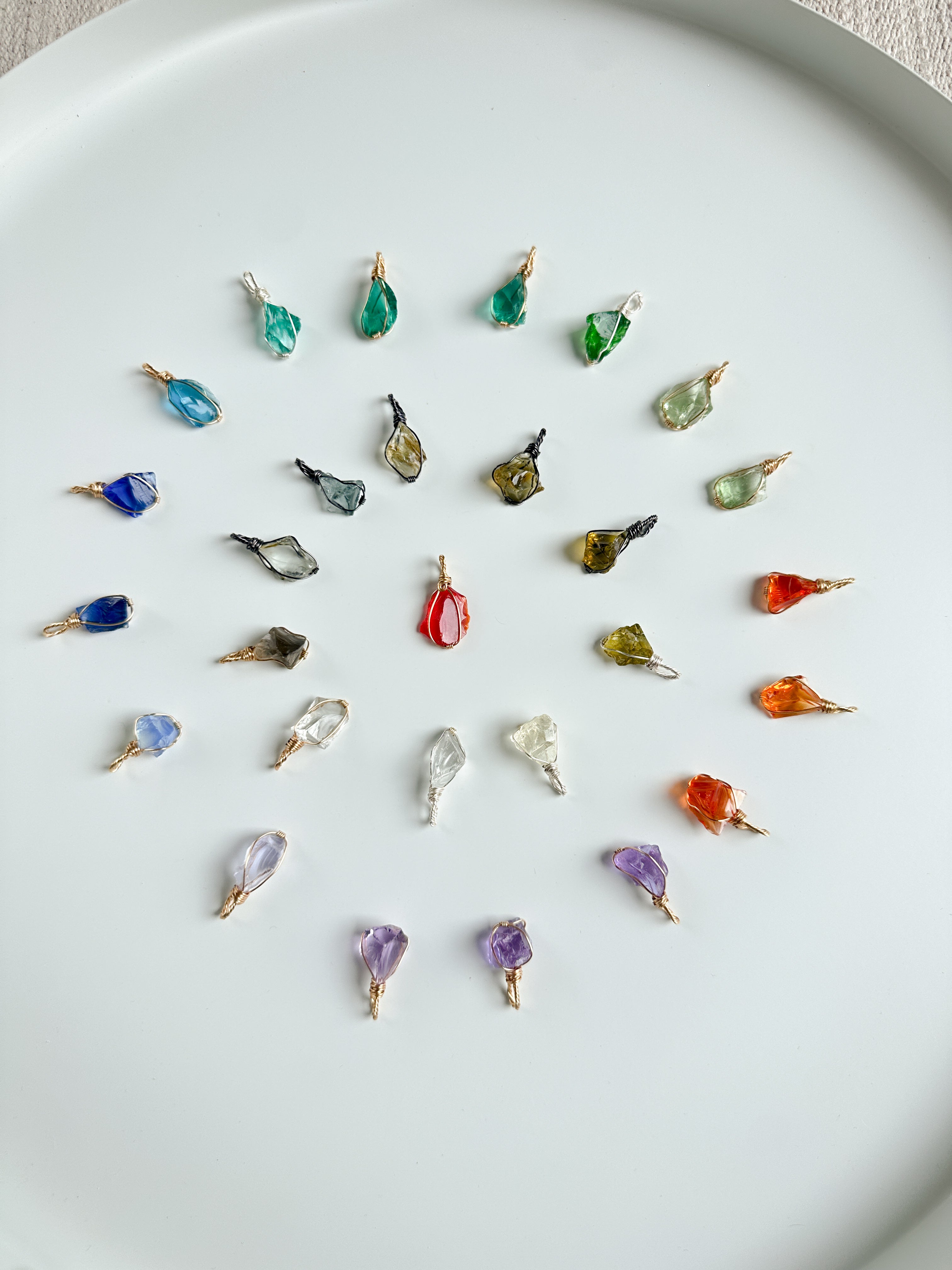 M / Mittlere Kettenanhänger Andarakristall