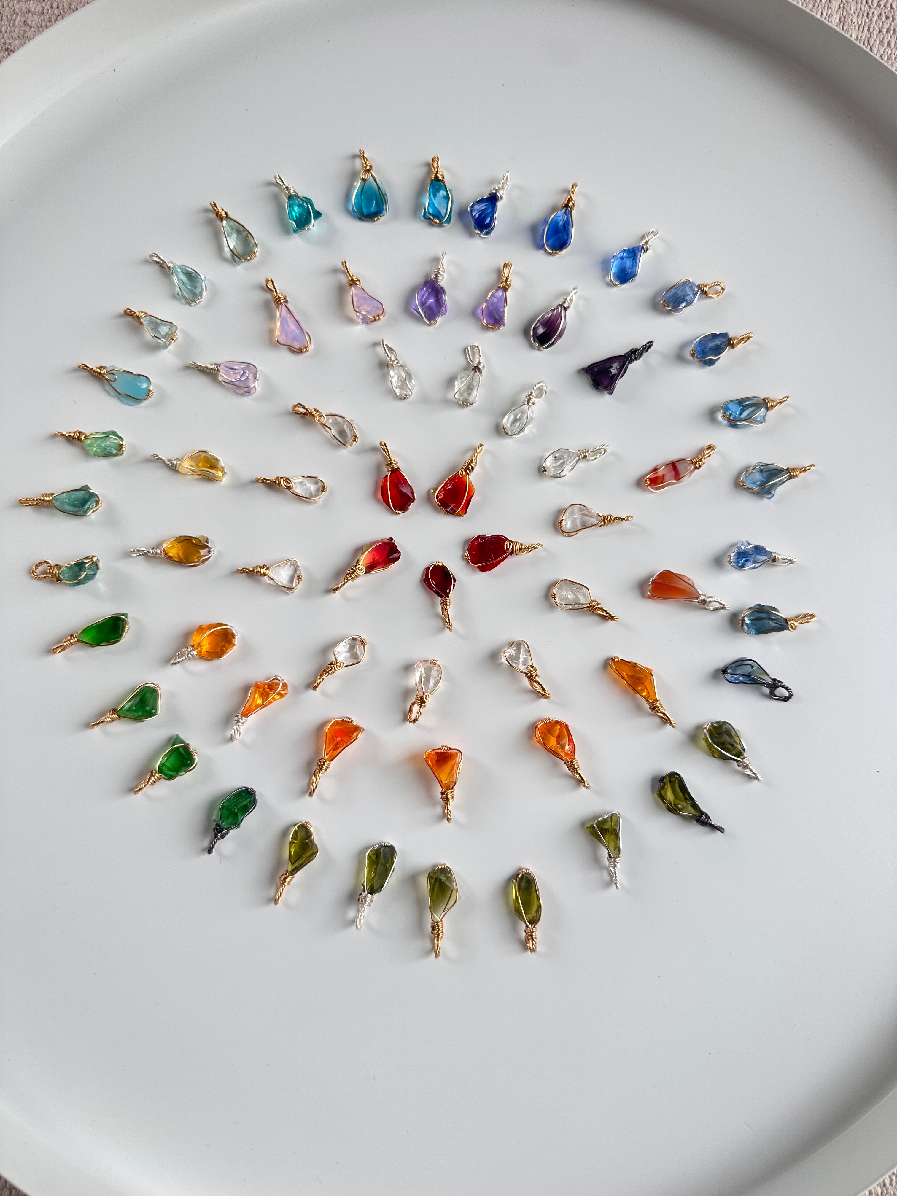 S / kleiner Kettenanhänger Andarakristall